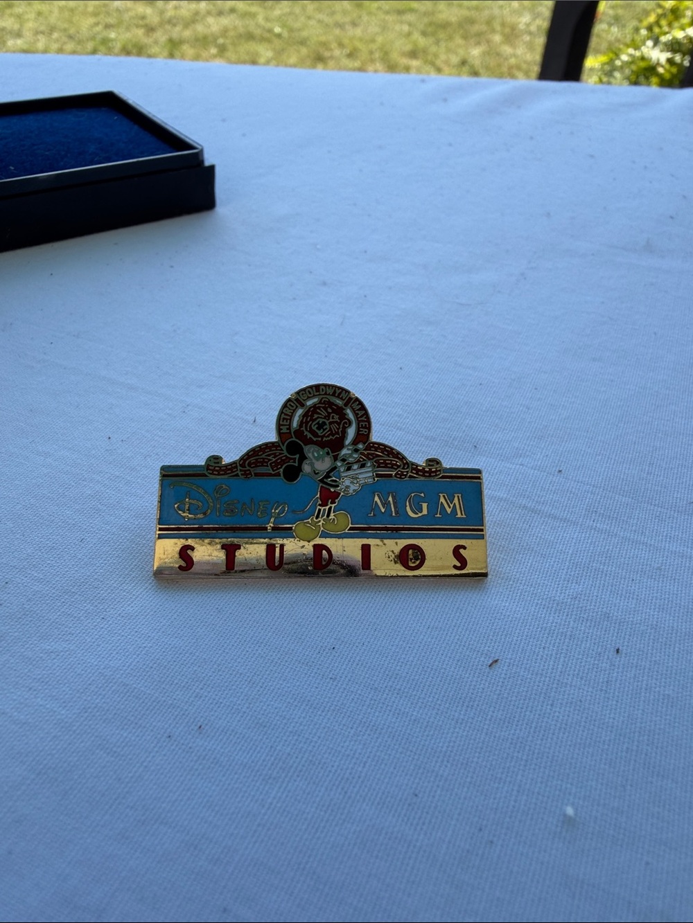 Disney MGM Studios Blue, Gold and Red Mickey pin